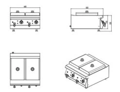 Doppelfritteuse - 600mm - 8+8 Liter - 9 KW - Mit Ablasshahn -Ausgewählte Küchengeschäfte 636846173723362554 f6c8 1