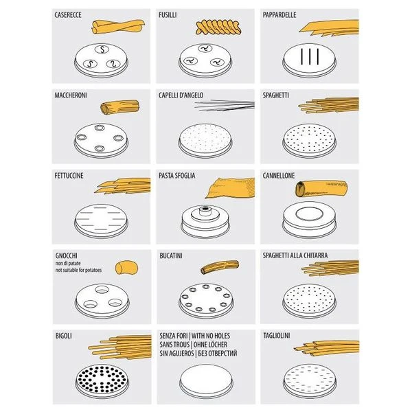 Elektrische Nudelmaschine - 5 Kg/h - 300 Watt 14 Elektrische Nudelmaschine - 5 Kg/h - 300 Watt – Bild 12