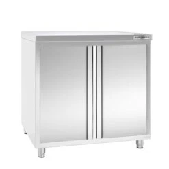 Edelstahl Arbeitsschrank PREMIUM - 800x700mm - Mit Flügeltür Ohne Aufkantung -Ausgewählte Küchengeschäfte ASK86 d7c5