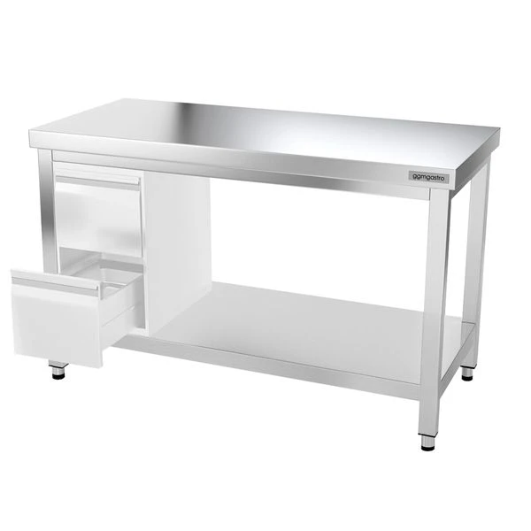 Edelstahl Arbeitstisch PREMIUM - 1200x600mm - Mit Grundboden Ohne Aufkantung 9 Edelstahl Arbeitstisch PREMIUM - 1200x600mm - Mit Grundboden Ohne Aufkantung – Bild 7