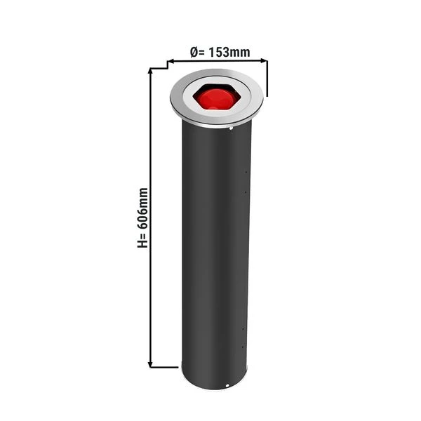 Becherspender Kunststoff Mit Feder - Einbauversion 3 Becherspender Kunststoff Mit Feder - Einbauversion