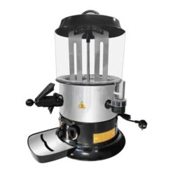 Schokoladenspender / Salep - 9 Liter - Schwarz Silber -Ausgewählte Küchengeschäfte CS 1 3 0188