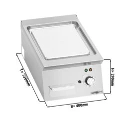 Elektro Bratplatte - 4,8 KW - Glatt