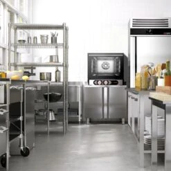 Heißluftofen KOMPAKT - Manuell - Inkl.4 Bleche 450x340mm -Ausgewählte Küchengeschäfte EHOV4 room cacc