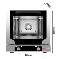 Heißluftofen KOMPAKT - Manuell - Inkl. 4 Bleche 429x345mm