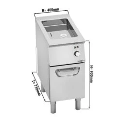 Elektro Multifunktionsbräter - 400mm - 11,5 Liter - 4,8 KW - 1 Grillbecken Fest