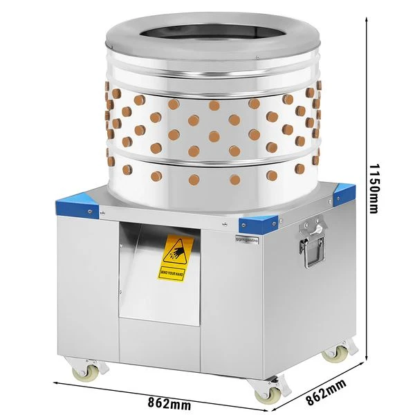 Geflügelrupfmaschine Mit 233 Rupffingern - TrommelØ 80 Cm 3 Geflügelrupfmaschine Mit 233 Rupffingern - TrommelØ 80 Cm