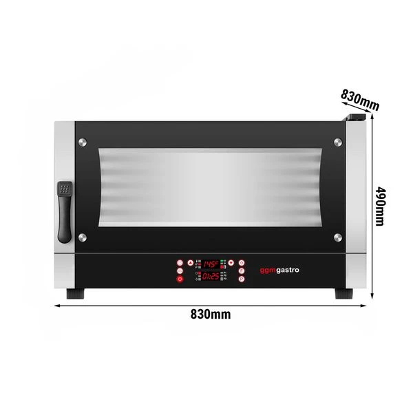 Elektro Heißluftofen KOMPAKT - Digital - 3x EN 60x40 3 Elektro Heißluftofen KOMPAKT - Digital - 3x EN 60x40