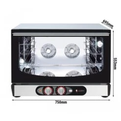 Ausgewählte Küchengeschäfte 4 Heißluftofen KOMPAKT - Manuell - 4x GN 1/1 Oder EN 60x40 - Mit Wassereinspritzung