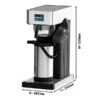Filterkaffeemaschine - 2,2 Liter - 1,9kW - Manuelle Oder Automatische Wasserbefüllung 2 Filterkaffeemaschine - 2,2 Liter - 1,9kW - Manuelle Oder Automatische Wasserbefüllung -Ausgewählte Küchengeschäfte KMHB220 0 f737