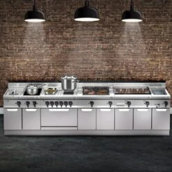 Elektro Bratplatte - 4,8 KW - Glatt - Mit Glänzendem Finish -Ausgewählte Küchengeschäfte Lorrenzo 700 front b667 11