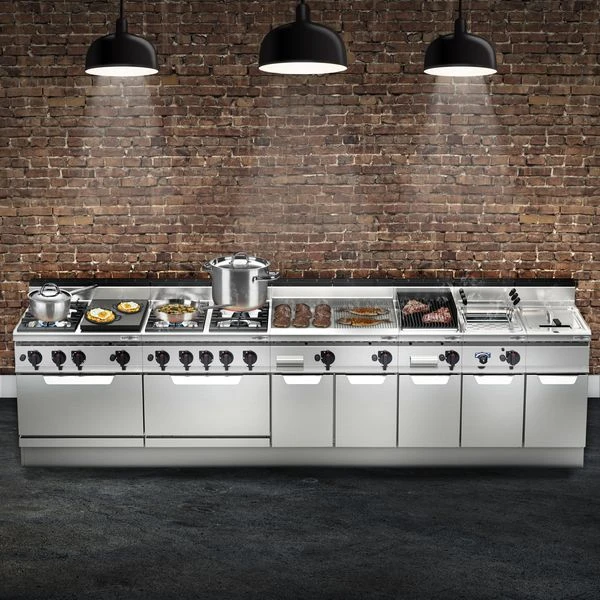 Elektro Bratplatte - 5,7 KW - Gerillt 8 Elektro Bratplatte - 5,7 KW - Gerillt – Bild 6