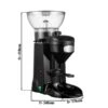 Kaffeemühle - Schwarz - 1kg - 270 Watt - 77dB 2 Kaffeemühle - Schwarz - 1kg - 270 Watt - 77dB -Ausgewählte Küchengeschäfte MC1 BLACK masse 002 0e0b