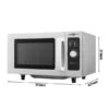 Mikrowelle - 25 Liter - 1 KW - Manuell 2 Mikrowelle - 25 Liter - 1 KW - Manuell -Ausgewählte Küchengeschäfte MWM2510 0 b202