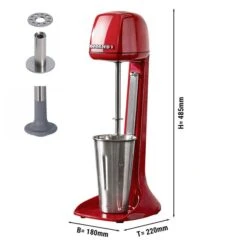 ROBAND | Spindelmixer (Neue Generation) - 710ml- 150 Watt - Rot