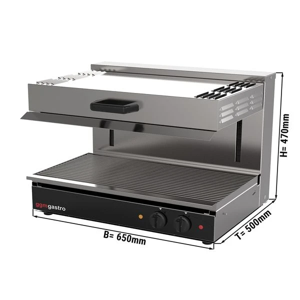 Elektro Pita Ofen/ Salamander SPEZIAL - 3,4 KW - 230 Volt - Höhenverstellbare Heizkörper 3 Elektro Pita Ofen/ Salamander SPEZIAL - 3,4 KW - 230 Volt - Höhenverstellbare Heizkörper