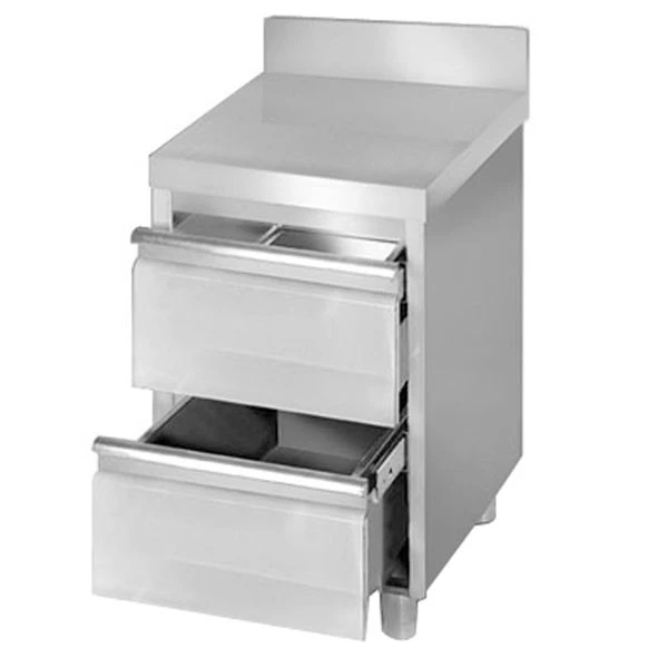 Schubladenschrank PREMIUM Mit 2 Schubladen & Aufkantung - 500x700mm 4 Schubladenschrank PREMIUM Mit 2 Schubladen & Aufkantung - 500x700mm – Bild 2