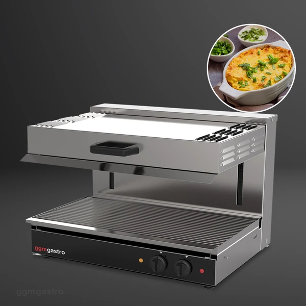 Elektro Pita Ofen/ Salamander SPEZIAL - 3,4 KW - 230 Volt - Höhenverstellbare Heizkörper 7 Elektro Pita Ofen/ Salamander SPEZIAL - 3,4 KW - 230 Volt - Höhenverstellbare Heizkörper – Bild 5