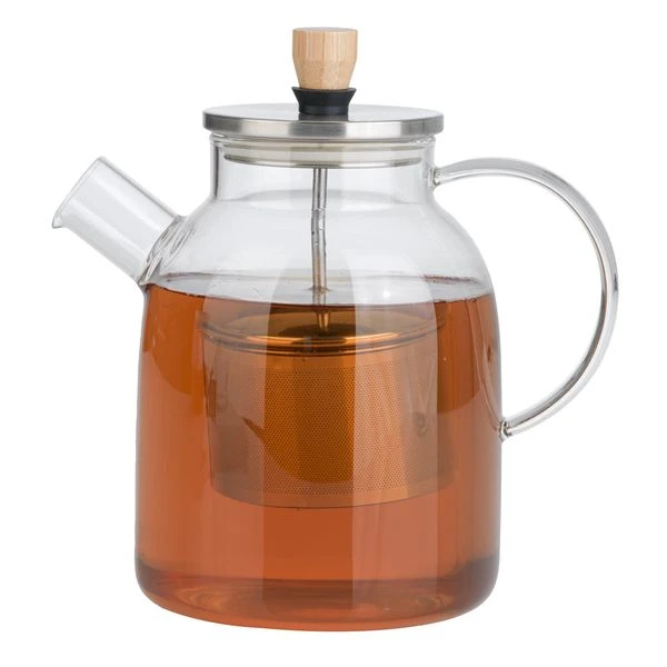 BEEM Teekanne Aus Glas - Mit Siebeinsatz - 1 Liter 4 BEEM Teekanne Aus Glas - Mit Siebeinsatz - 1 Liter – Bild 2