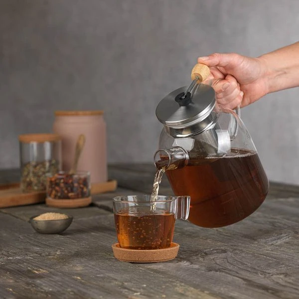 BEEM Teekanne Aus Glas - Mit Siebeinsatz - 1 Liter 15 BEEM Teekanne Aus Glas - Mit Siebeinsatz - 1 Liter – Bild 13