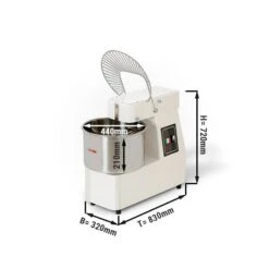 Teigknetmaschine - 33 Liter / 25 Kg - Mit Festem Kessel