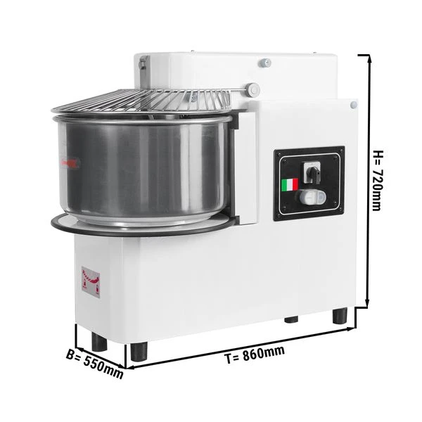 Teigknetmaschine - 53 Liter / 43 Kg - 2 Geschwindigkeiten - Kessel Abnehmbar Und Rührwerk Aufklappbar 3 Teigknetmaschine - 53 Liter / 43 Kg - 2 Geschwindigkeiten - Kessel Abnehmbar Und Rührwerk Aufklappbar