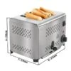 Toaster - Für 4 Scheiben 1 Toaster - Für 4 Scheiben -Ausgewählte Küchengeschäfte TOET4 002 masse 82a8