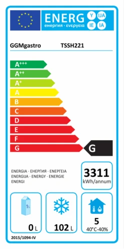 Kühl/Tiefkühl-Schubladen Kombination - 900mm - 153 Liter - 2 Schubladen 29 Kühl/Tiefkühl-Schubladen Kombination - 900mm - 153 Liter - 2 Schubladen -Ausgewählte Küchengeschäfte TSSH221 EnergieLabel 79a1 2