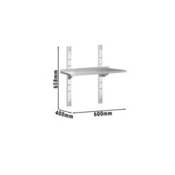 Wandborde PREMIUM - 600x400mm - Mit 1 Etage