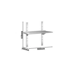 Wandborde PREMIUM - 800x300mm - Mit 1 Etage