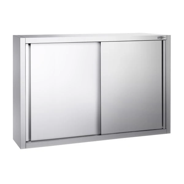 Edelstahl Wandhängeschrank PREMIUM - 1200x400mm - Mit Schiebetür - 1000mm Hoch 4 Edelstahl Wandhängeschrank PREMIUM - 1200x400mm - Mit Schiebetür - 1000mm Hoch – Bild 2