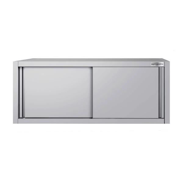 Edelstahl Wandhängeschrank ECO - 1800x400mm - Mit Schiebetür - 650mm Hoch 6 Edelstahl Wandhängeschrank ECO - 1800x400mm - Mit Schiebetür - 650mm Hoch – Bild 4