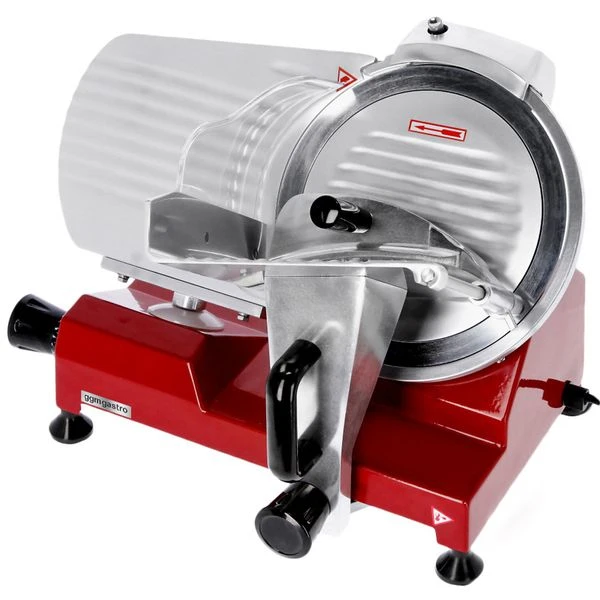 Aufschnittmaschine - 150 Watt - Messer: Ø 250mm - Rot 4 Aufschnittmaschine - 150 Watt - Messer: Ø 250mm - Rot – Bild 2