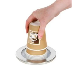 Set Vierfach Becherspender - Kunststoff - Anbauversion 11 Set Vierfach Becherspender - Kunststoff - Anbauversion -Ausgewählte Küchengeschäfte cup dispenser inuse 74e5