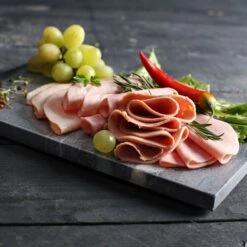 Aufschnittmaschine - 120 Watt - Messer: Ø 220mm - Rot -Ausgewählte Küchengeschäfte detail cold meat 1 1f7f 2