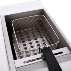 Doppelfritteuse - 600mm - 8+8 Liter - 9 KW - Mit Ablasshahn -Ausgewählte Küchengeschäfte efk653 8 8 korb 45f3 1