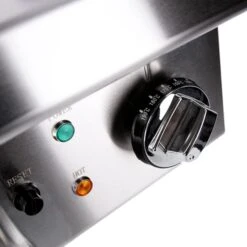 Doppelfritteuse - 600mm - 8+8 Liter - 9 KW - Mit Ablasshahn -Ausgewählte Küchengeschäfte efk653 8 8 regler 1664 1