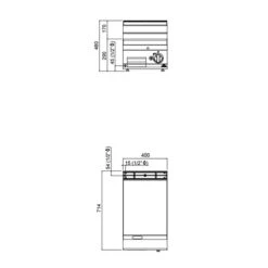 Gas Bratplatte - 6,9 KW - Glatt - Mit Glänzendem Finish 9 Gas Bratplatte - 6,9 KW - Glatt - Mit Glänzendem Finish -Ausgewählte Küchengeschäfte gbpggb473f 2 e3df