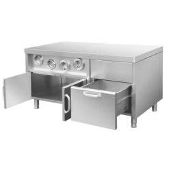 Unterschrank Für Getränkespender Mit Becherhaltern & Eiswürfelfach - 1,5 M -Ausgewählte Küchengeschäfte kbask150 offen b2ff