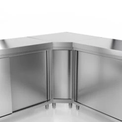 Edelstahl Arbeitsschrank PREMIUM - 1400x600mm - Mit Schiebetür Ohne Aufkantung 16 Edelstahl Arbeitsschrank PREMIUM - 1400x600mm - Mit Schiebetür Ohne Aufkantung -Ausgewählte Küchengeschäfte millieu arbeitsschrank f999 1